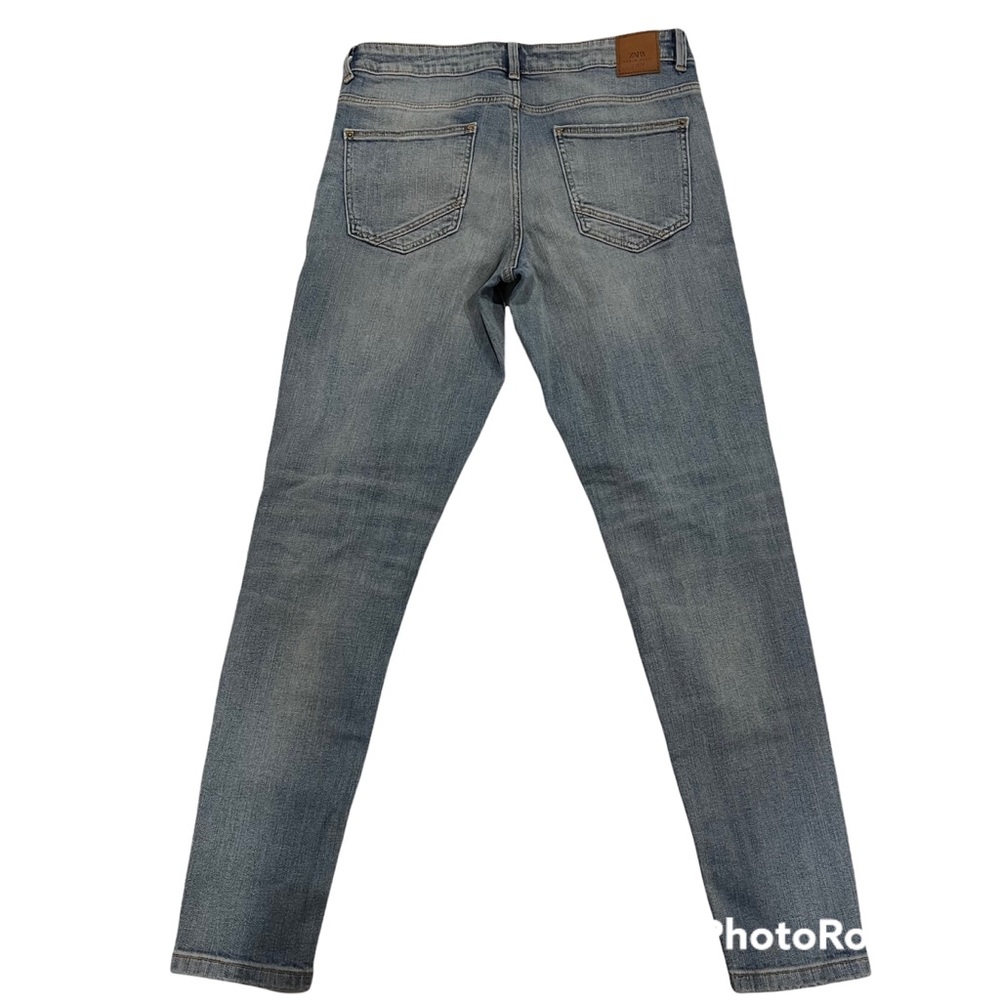 ZARA Distressed Skinny Jeans with Pockets - Picture 3 of 4